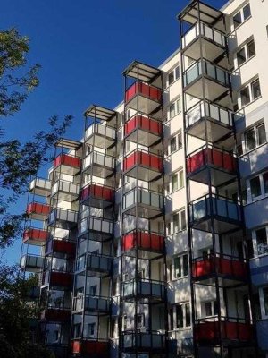 Wohnen am Schwanenseepark. Single-Wohnung mit Westbalkon im Grünen