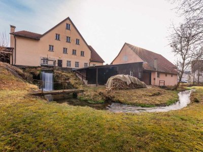 Donzdorf: Einzigartige historische Mühle mit Ausbaupotential – Ihr Traumobjekt in bester Lage