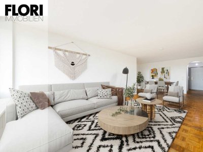 Helle Wohnung mit sensationellem Weitblick und großzügigem Grundriss