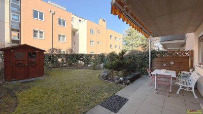 Gepflegte Gartenwohnung mit Terrasse und Garagenplatz in Graz-Wetzelsdorf.