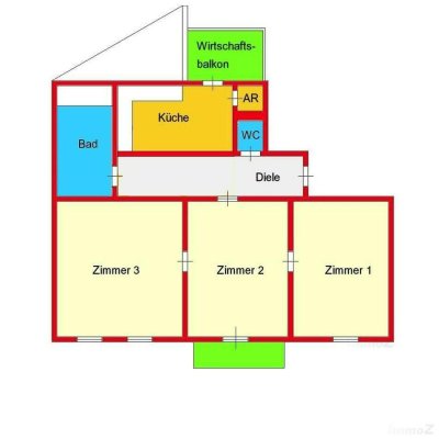 Provisionsfrei: möblierte 3-Zimmer-Altbauwohnung in Grazer Bestlage - Nähe Schillerplatz