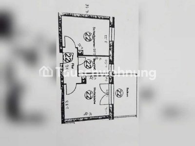 Tauschwohnung: Suche 3 Zimmer Wohnung, biete 2 Zimmer Wohnung mit Balkon