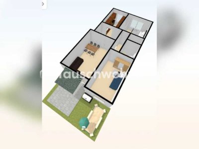 Tauschwohnung: Suche 4+Zi, biete 3Zi Untergiesing am Flaucher mit Garten