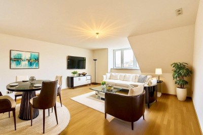 MODERNE DACHGESCHOSSWOHNUNG - BJ 2020 - 2,5 Zimmer - ca. 79m² NFL - Private Dachterrasse - Lift - KLIMA - Schloss Schönbrunn