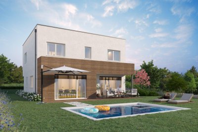 Moderne Architektur - Großzügig geplantes Einfamilienhaus mit Garage - Wohnidylle für Generationen