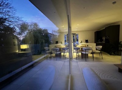 Luxuriöses Penthouse-Wohnen mit Panoramablick Möbliert ab sofort– auf Zeit