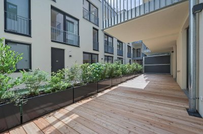 Neubauwohnung mit 2 Schlafzimmern und Garten nähe Naschmarkt!