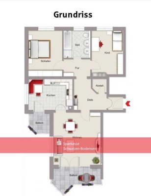 Attraktive 3 Zimmerwohnung in Günzburg