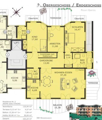 Stilvolle, gepflegte 4-Raum-Hochparterre-Wohnung mit Garten