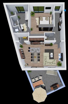 18.000€ Tilgungszuschuss garantiert / Moderne und großzügige 2 Zimmer Wohnung in Toplage