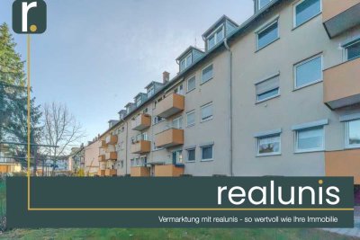 Kapitalanlage – Vermietete 2-Zimmer-Dachgeschosswohnung mit Balkon in Mannheim - nur bei realunis