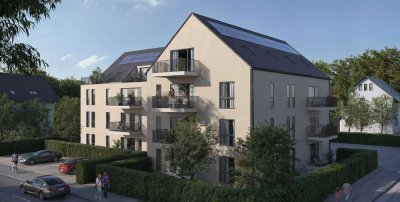 Wohnen im Maarviertel - Dreizimmer-Neubauwohnung im KfW40-Standard.