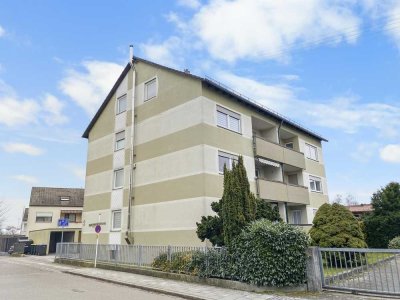 3-Zimmer-DG-Wohnung mit Einzelgarage in Gersthofen - zentral & ruhige Lage