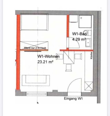 1 Zimmer Apartment in sehr zentraler Lage Karlsruhe