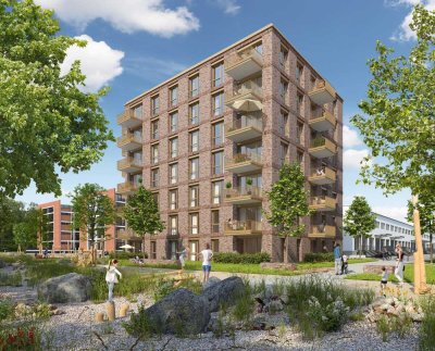 Geräumige 2-Zimmer-Wohnung mit Parkblick und offener Küche