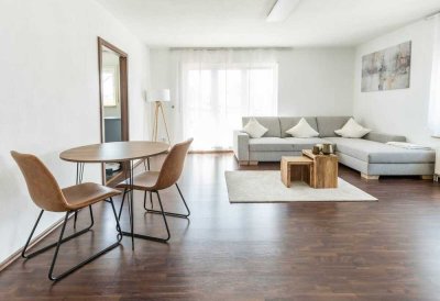 Penthouse-Wohnung mit grüner Terasse in Mannheim, möbliert sofort zu vermieten!