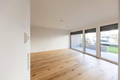 2-Zimmer Neubau-Gartenwohnung am Iselkai mit Tiefgaragenplatz und Kellerabteil