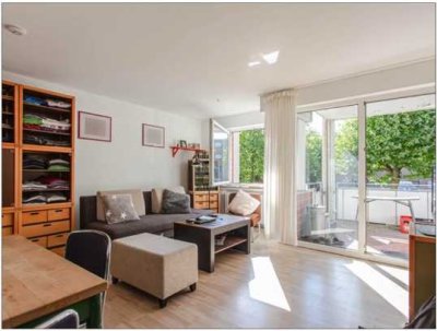 1-Raum-Wohnung mit Balkon und Einbauküche in Münster