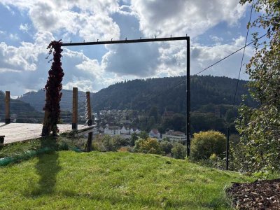 Möblierte 2-Zimmer-Wohnung in exklusiver Hanglage mit Weitblick