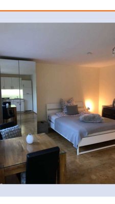 Elegant, modern und voll möbliertes 1-Zimmer Apartment in der Oststadt von Karlsruhe