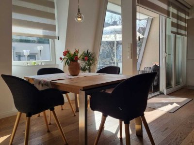 Exklusive 3,5-Zimmer-Maisonette-Wohnung mit Balkon und TG-Stellplatz in Bestlage von Schwabing