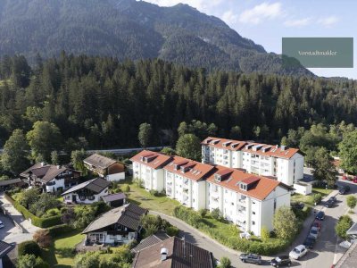 Ferienwohnung an der malerischen Loisach -  4,5-Zimmer am Ortsrand mit Bergblick