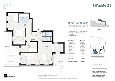 Familienhit! Lichtdurchflutete 4-Zimmer-Dachgeschosswohnung mit zwei Terrassen zu verkaufen!