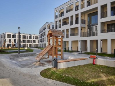 Neubau 2-Zimmer-Wohnung Penthouse-Stil München-Lochhausen
