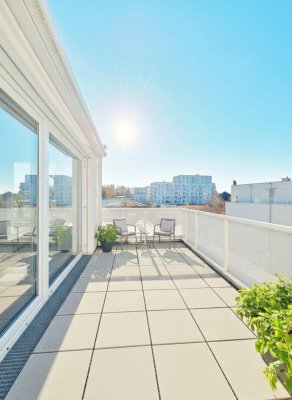 ++NEW++ AMBIENTE22-NEUBAU: Exklusiver 3-Zimmer-Wohntraum mit großer Terrasse &amp; Tiefgarage bei den Blumengärten Hirschstetten!