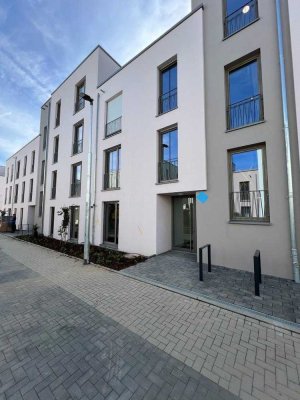 Erstbezug Neubau: Exklusive 3-Zimmer-Wohnung m. Balkon in attraktiver Lage, KFW55-Standard