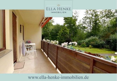 Kapitalanlage: Gemütliche Erdgeschoss-Wohnung mit Balkon in ruhiger Lage.