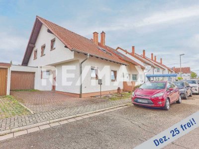 Ab Dez 25´frei: Familienglück mit Garten und Garage in Maudach!