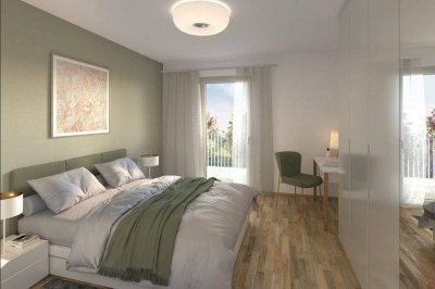 Hof am Park - Exklusive 3-Zimmer-Wohnung im 9. OG mit großzügigem Balkon nach Nordwesten - Top 1.63