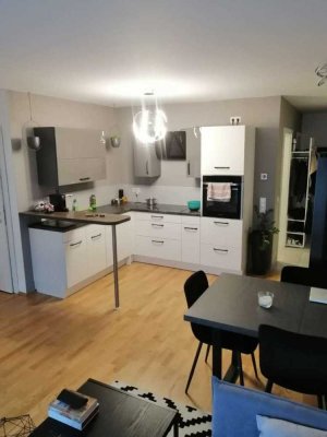 Geschmackvolle, gepflegte 1,5-Raum-Wohnung mit Balkon und EBK in Ottersweier