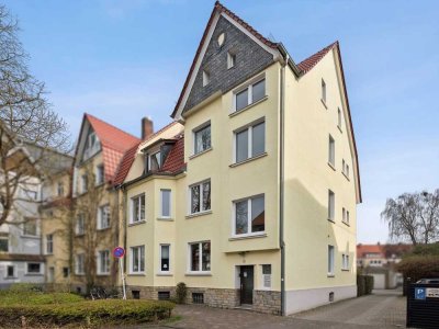 Wohnen mit Charakter: 4-Zimmer-Altbauwohnung mit Balkon in Sackgassenlage von Osnabrück