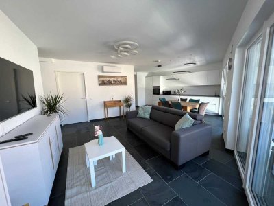 Stilvolle, vollmöblierte Wohnung mit Balkon – Top-Ausstattung & Klimaanlage