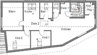 Ansprechende helle 4-Raum-DG-Wohnung im Zentrum von Hessisch Lichtenau