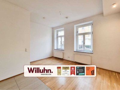 Sofort bezugsfrei: Balkon, Parkett & modernes Bad