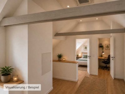 Erstbezug Dachgeschosswohnung mit Loggia im Kaiserstraßenviertel