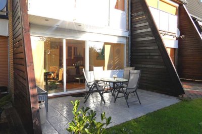 Hooksiel - Glänzende Vermietungszahlen - EG-Wohnung mit kleinem Garten für Gäste mit und ohne Hund!