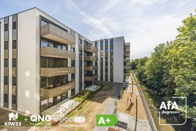 *** NEUBAU PURA  * A+ * FREI AB 01.07.26 * EBK * 2 Zimmer * geringe Nebenkosten ***