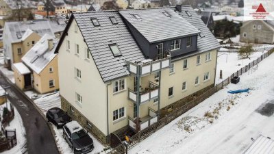 4-Raum-Wohnung im Dachgeschoss – Maisonette – Balkon – Stellplatz!! Alles in Thum – Jahnsbach!!
