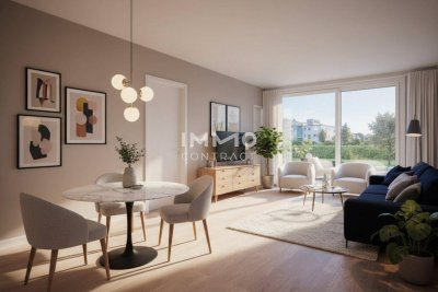 Top-Investment mit Extra-Plus: Neubau-2-Zimmer mit Balkon und Gratis-Küche