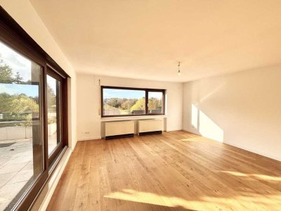 Terrassenwohnung mit Hausgefühl – Wohnen auf einer Ebene in Toplage von Stupferich