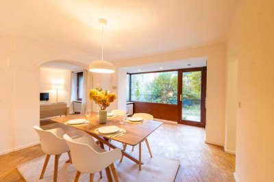 Traumhaftes vollmöbliertes Apartment mit Garten mitten in Esslingen