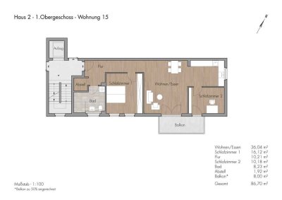 Stilvolle, neuwertige 3-Raum-Wohnung mit gehobener Innenausstattung mit EBK in Bernau bei Berlin