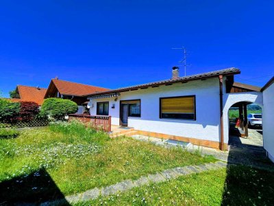... schöner und beziehbarer Bungalow in traumhaft ruhiger Ortsrandlage ...