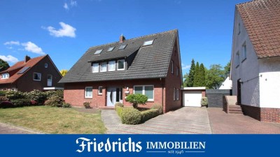 Wohnhaus -als EFH oder ZFH- mit Garage und Garten in Westerstede / zentrumsnahe Wohngebietslage