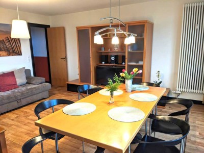 Ferienwohnen in beliebter Lage! Große 3-Zimmer Maisonette-Wohnung mit Tiefgarage, direkt am Golfp...