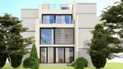 Weinsteige Kernsaniertes Luxus-Reihenhaus in Top-Halbhöhenlage Stuttgart - EH 55, Dachterrasse, FBH